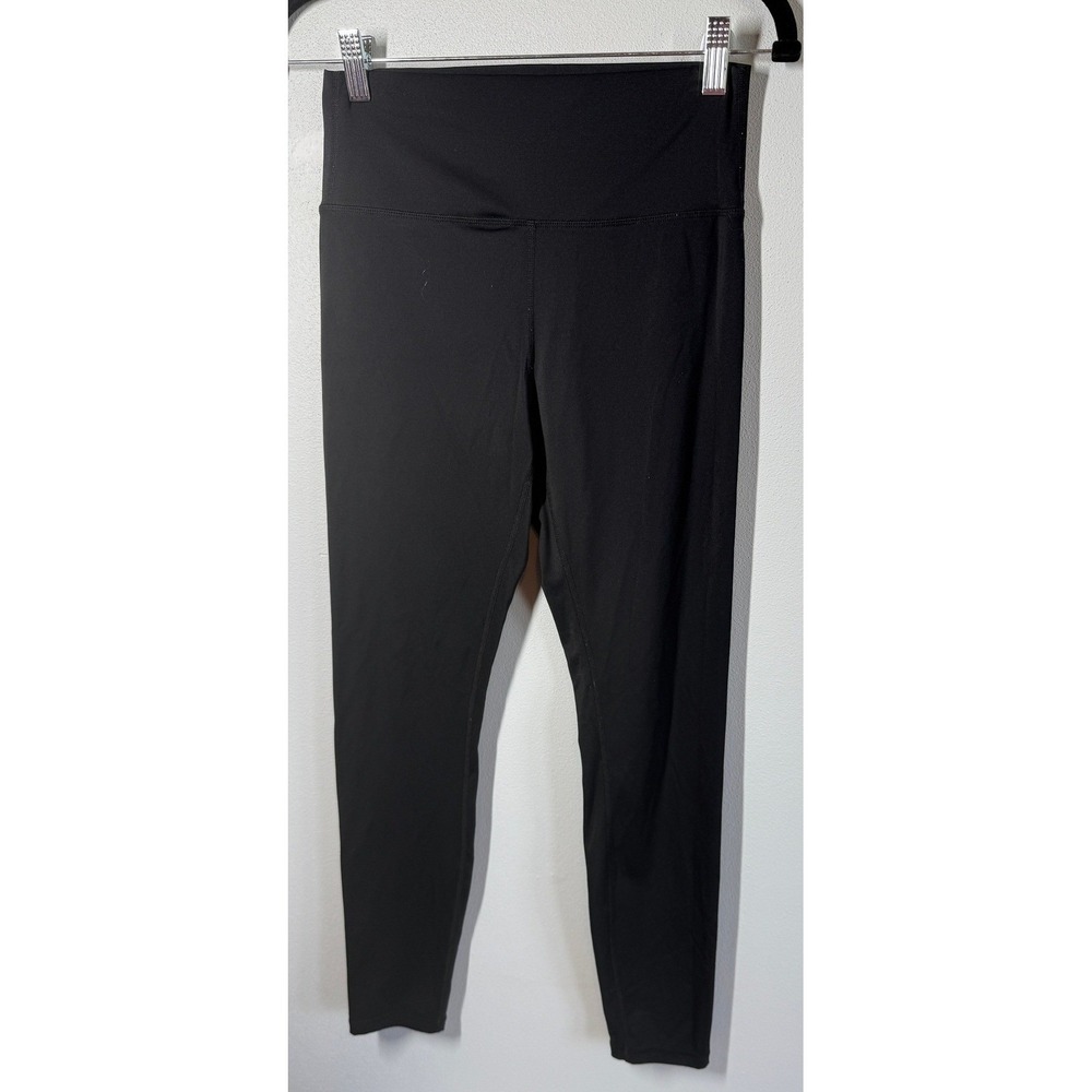 Zyia Active Womens Leggings 8/10 Black High Waisted Full Length Activewear Yoga